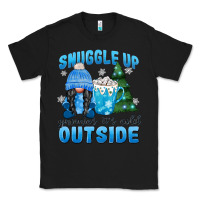 Black snuggle up gnomies it's cold outside Classic Tee - MaliasSmallBusiness