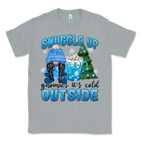 Heather Grey snuggle up gnomies it's cold outside Classic Tee - MaliasSmallBusiness