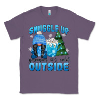 Lavender snuggle up gnomies it's cold outside Classic Tee - MaliasSmallBusiness