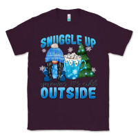 Plum snuggle up gnomies it's cold outside Classic Tee - MaliasSmallBusiness
