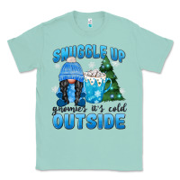 Seafoam snuggle up gnomies it's cold outside Classic Tee - MaliasSmallBusiness