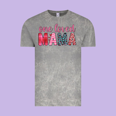 One Loved Mama Vintage Tee Designed By Jahusdesignshop