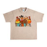 French Oak thankful Urban Heavy Tee - MaliasSmallBusiness