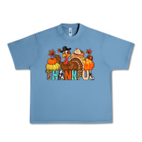 Pebble Blue thankful Urban Heavy Tee - MaliasSmallBusiness