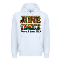 White Juneteenth Premium Hoodie - HowdyJamesFarm