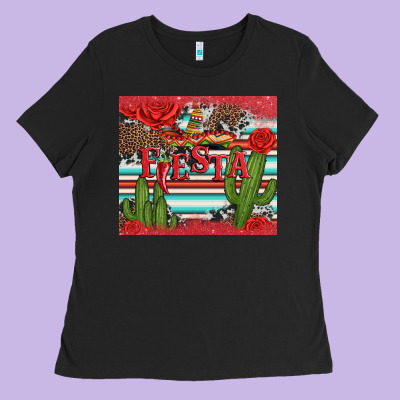Fiesta With Pepper Ladies Tee Designed By Artiststas