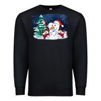 Black teeth snow party costom ado Premium Sweatshirt - OliviaCreatesArt