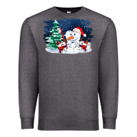 Charcoal Heather teeth snow party costom ado Premium Sweatshirt - OliviaCreatesArt