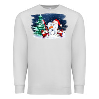 Dove Grey teeth snow party costom ado Premium Sweatshirt - OliviaCreatesArt