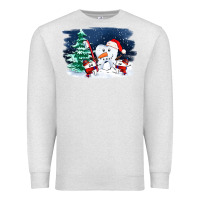 Oatmeal Heather teeth snow party costom ado Premium Sweatshirt - OliviaCreatesArt