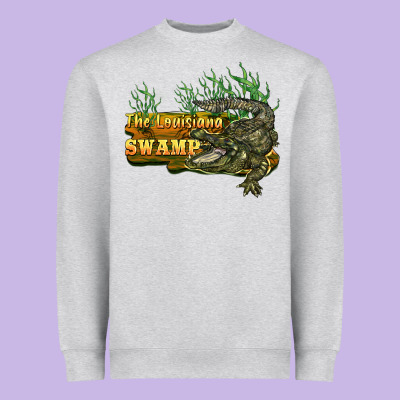 The Louisiana Swamp Heavyweight Sweatshirt Designed By Barkaloodesign