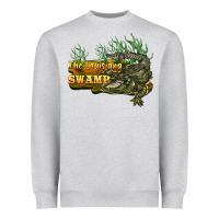 Heather Grey the louisiana swamp Heavyweight Sweatshirt - BarkalooDesign