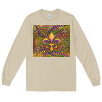 Mushroom mardi gras fleur de lis Long Sleeve Tee - RanaPortraitStore