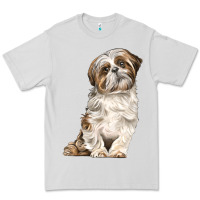 Dove Grey Shih Tzu Dog Premium Tee - LillyAllenDesigns
