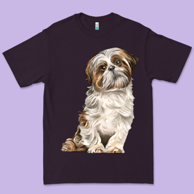 Shih Tzu Dog Premium Tee Designed By Lillyallendesigns