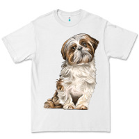White Shih Tzu Dog Premium Tee - LillyAllenDesigns