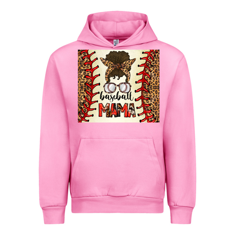 Baseball Mom Messy Bun Urban Hoodie by CowhideDigitalArt | Teevron