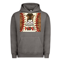 Pigment Tornado Baseball Mom Messy Bun Urban Hoodie - CowhideDigitalArt
