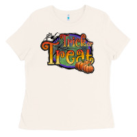 Bone trick or treat white Ladies Tee - JahusDesignShop