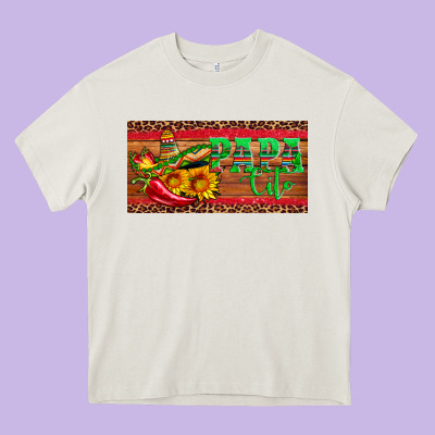 Papa Cito  License Plate Template Heavy Core Tee Designed By Artiststas