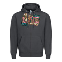 Smoke Love Horse Zipper Hoodie - HowdyJamesFarm