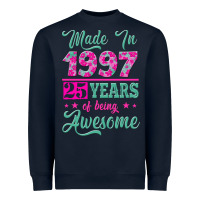 Navy made in 1997, 25 years of being awesome Heavyweight Sweatshirt - Jasminsmagicworld