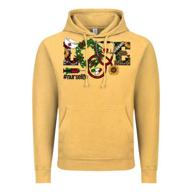 Christmas Love Nurselife Vintage Hoodie by RanaPortraitStore | Teevron