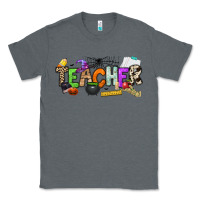 Charcoal Heather halloween teacher Classic Tee - NancyCooperArtShop