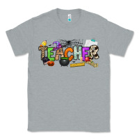 Heather Grey halloween teacher Classic Tee - NancyCooperArtShop