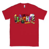 Red halloween teacher Classic Tee - NancyCooperArtShop