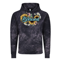 Cloud Black blessed Vintage Hoodie - NancyCooperArtShop