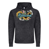 Vintage Black blessed Vintage Hoodie - NancyCooperArtShop