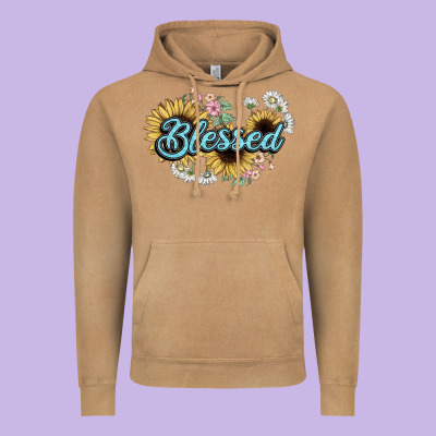 Blessed Vintage Hoodie Designed By Nancycooperartshop