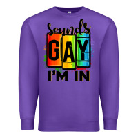 Purple sounds gay i'm in Premium Sweatshirt - OliviaCreatesArt