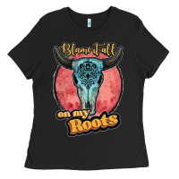 Black blame it all on my roots black Ladies Tee - JahusDesignShop