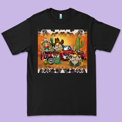Western Gnome Truck Premium Tee Designed By Barkaloodesign
