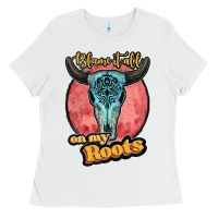 White blame it all on my roots black Ladies Tee - JahusDesignShop