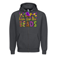 Smoke Here for the beads Zipper Hoodie - HowdyJamesFarm