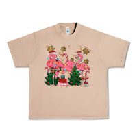 Burro christmas flamingos Urban Heavy Tee - MaliasSmallBusiness