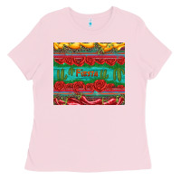 Bubblegum Pink fiesta Ladies Tee - Artiststas