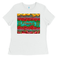 White fiesta Ladies Tee - Artiststas