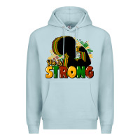 Blue Mist She is strong Black History Premium Hoodie - HowdyJamesFarm