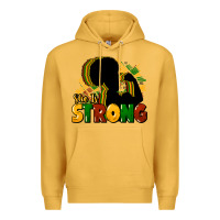 Mustard She is strong Black History Premium Hoodie - HowdyJamesFarm