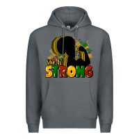 Rock She is strong Black History Premium Hoodie - HowdyJamesFarm