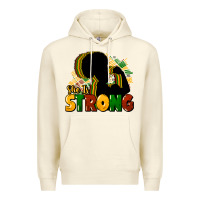 Sandshell She is strong Black History Premium Hoodie - HowdyJamesFarm
