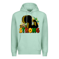 Seafoam She is strong Black History Premium Hoodie - HowdyJamesFarm
