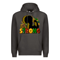 Smoke She is strong Black History Premium Hoodie - HowdyJamesFarm