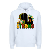 White She is strong Black History Premium Hoodie - HowdyJamesFarm