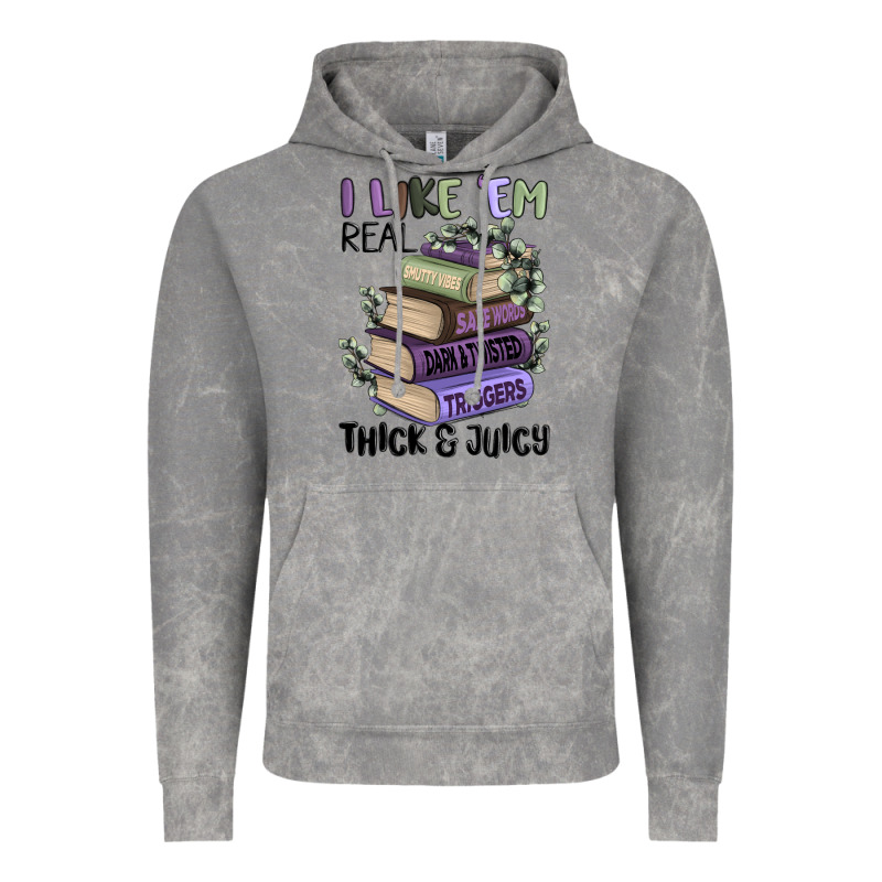 I Like Them Real Thick And Juicy Books Vintage Hoodie by MaliasSmallBusiness | Teevron