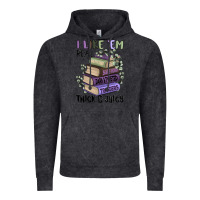 Vintage Black i like them real thick and juicy books Vintage Hoodie - MaliasSmallBusiness